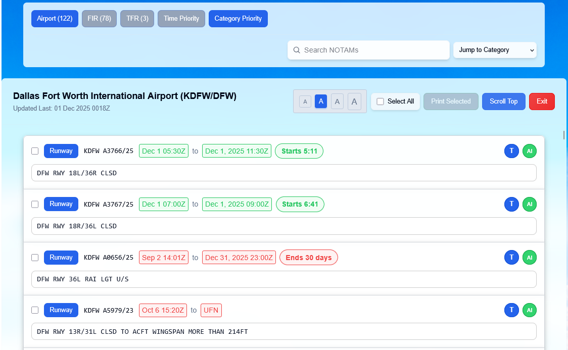 NOTAM Reader - Aviation NOTAMs Made Simple